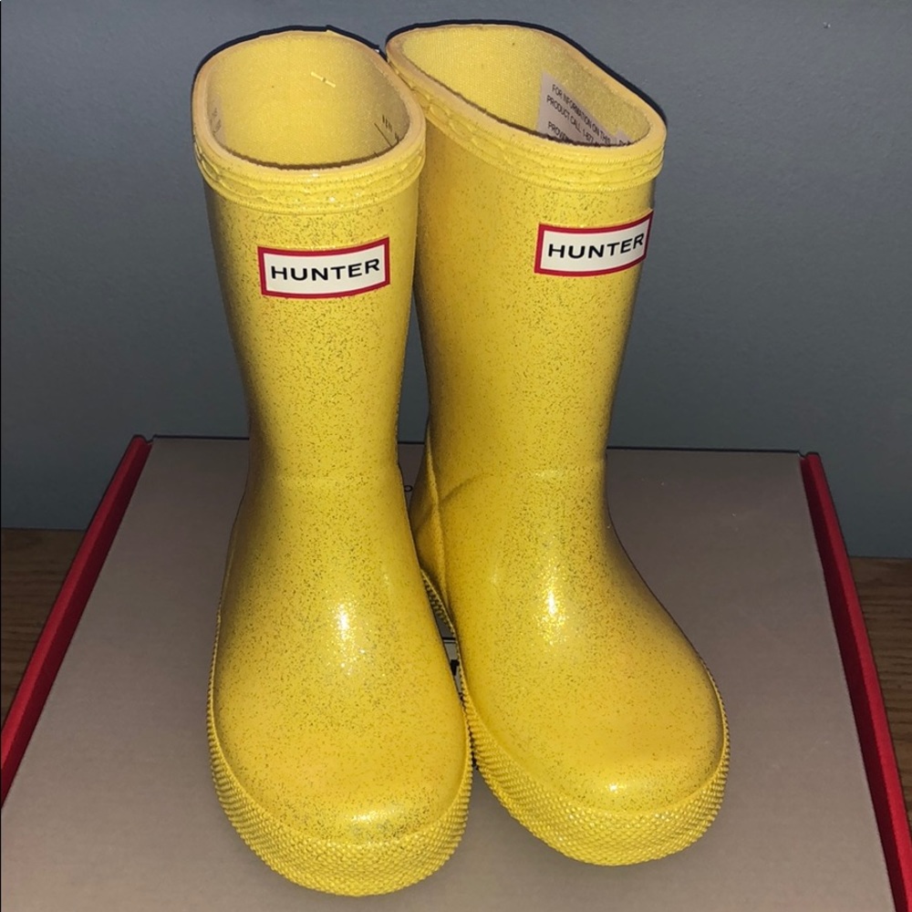 Girls children hunter rain boots